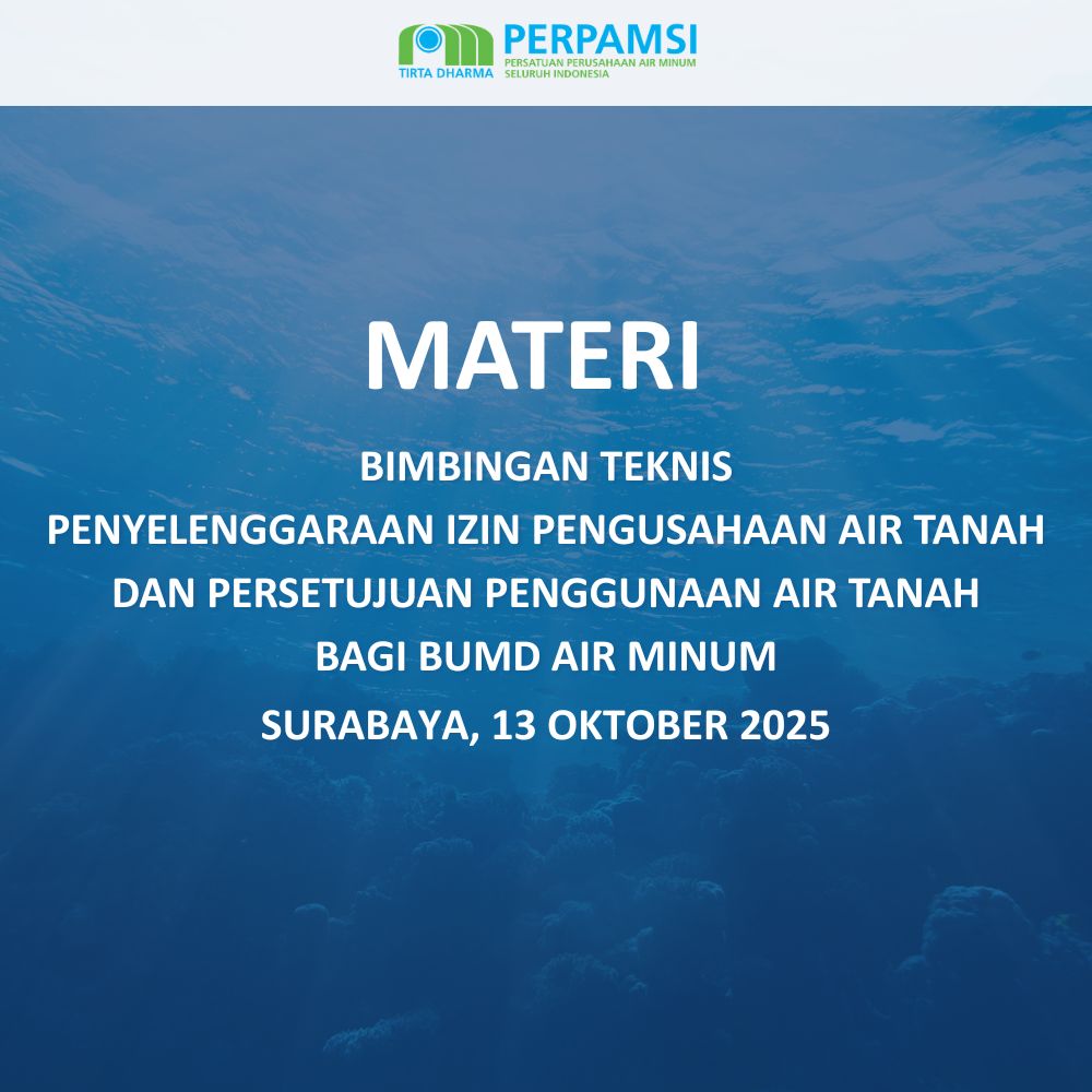 MATERI BIMTEK IZIN PENGUSAHAAN AIR